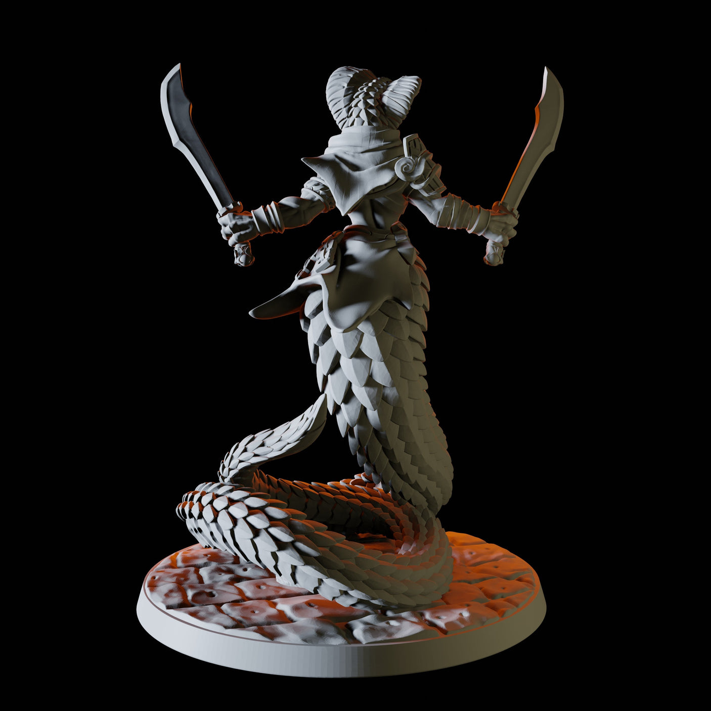 Yuan-Ti Abomination C Miniature for Dungeons and Dragons, Pathfinder or other TTRPGs