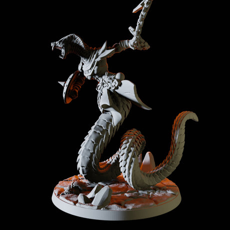 Yuan-Ti Abomination D Miniature for Dungeons and Dragons, Pathfinder or other TTRPGs