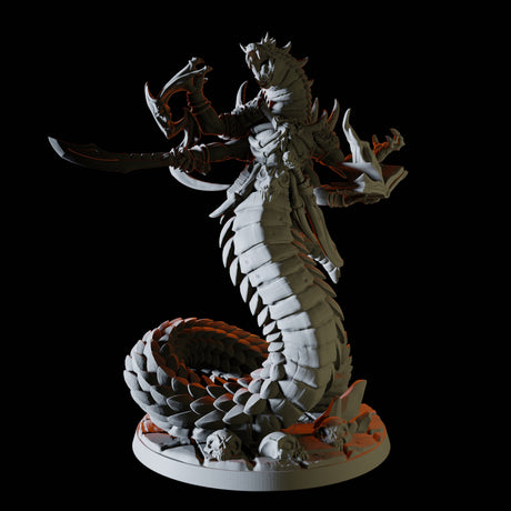 Yuan-Ti Wizard Miniature for Dungeons and Dragons, Pathfinder or other TTRPGs