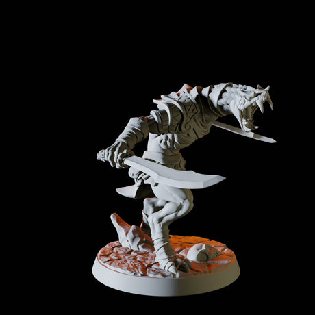 Yuan-ti Malison A Miniature for Dungeons and Dragons, Pathfinder or other TTRPGs