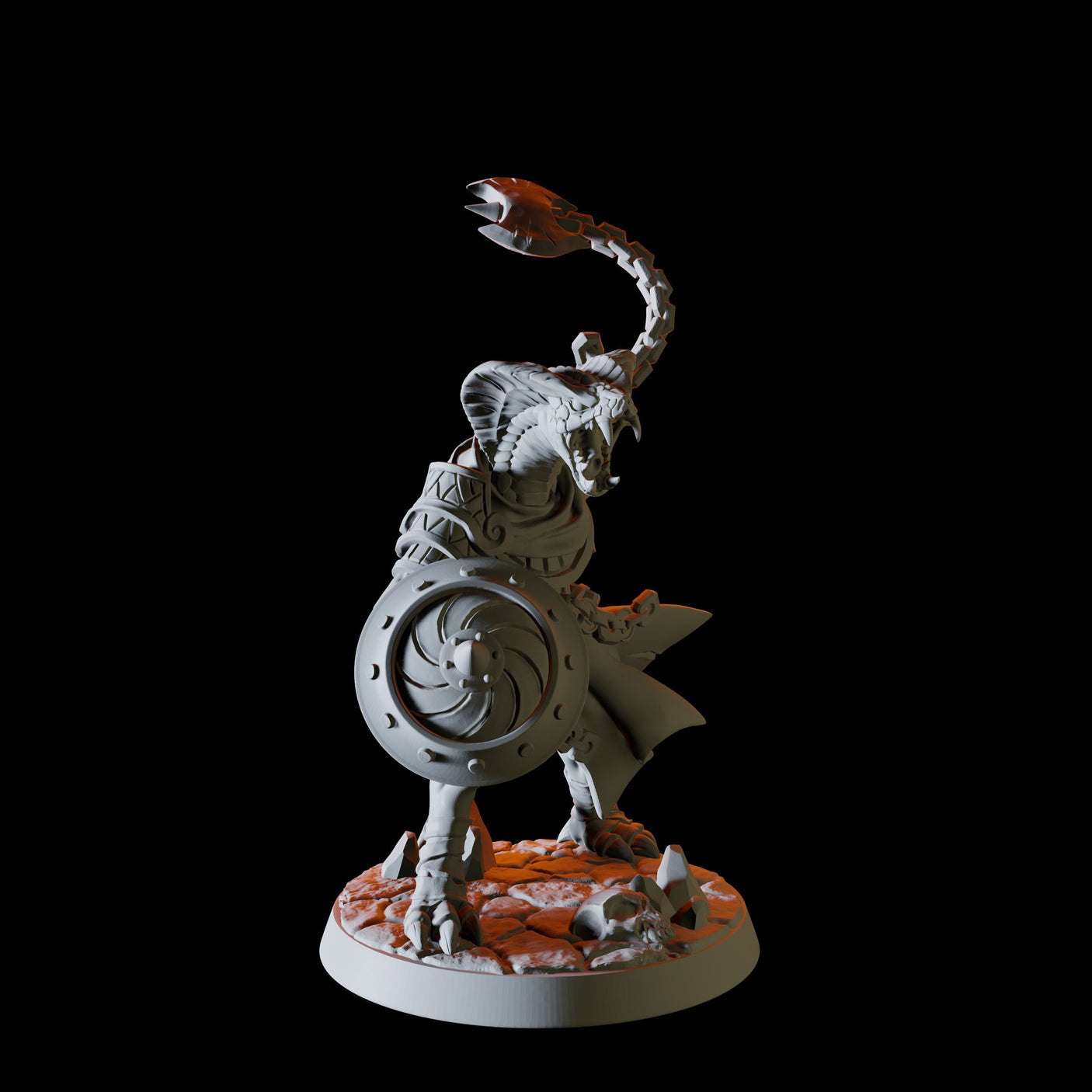 Yuan-ti Malison Bundle Miniature for Dungeons and Dragons, Pathfinder or other TTRPGs