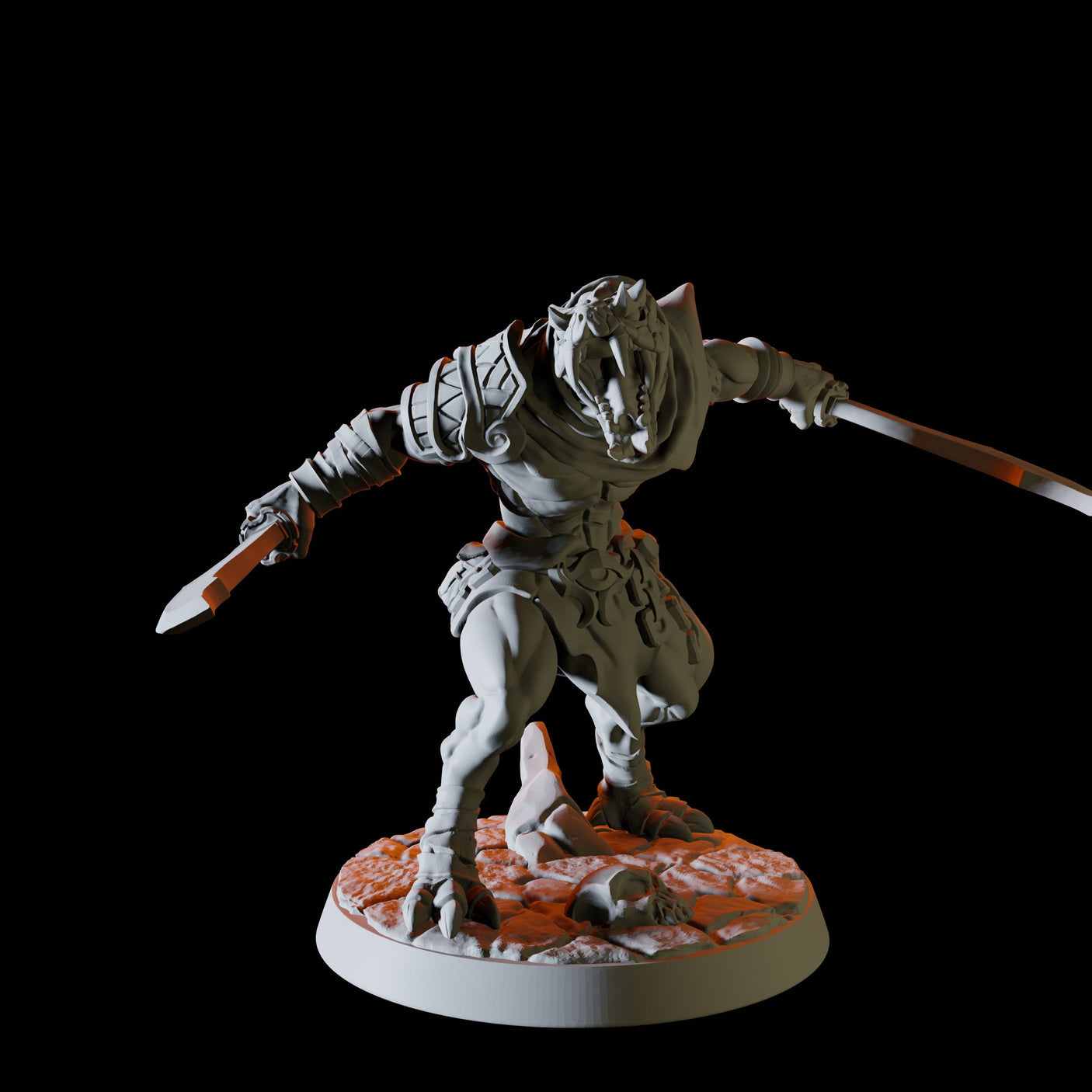 Yuan-ti Malison Bundle Miniature for Dungeons and Dragons, Pathfinder or other TTRPGs