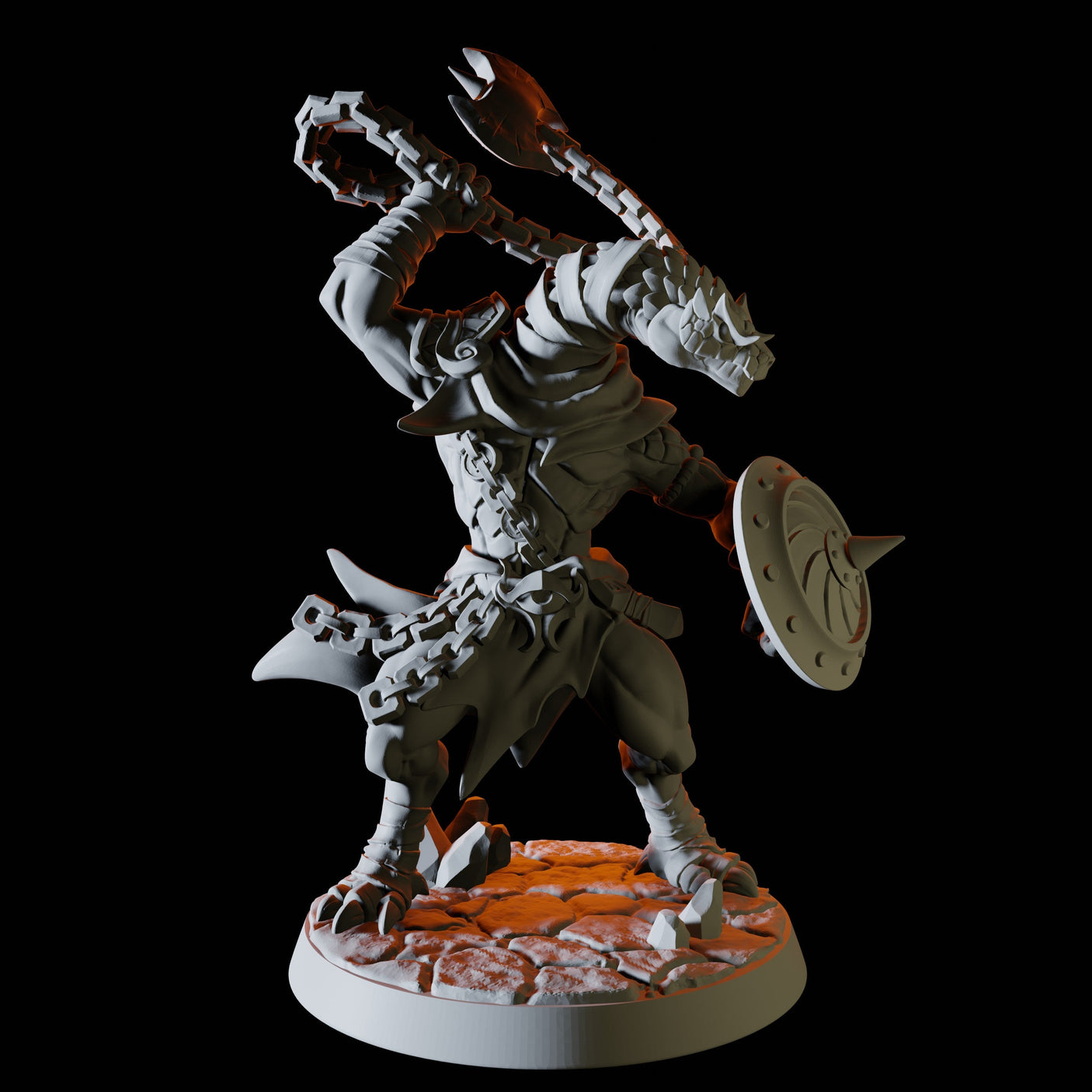 Yuan-ti Malison Bundle Miniature for Dungeons and Dragons, Pathfinder or other TTRPGs