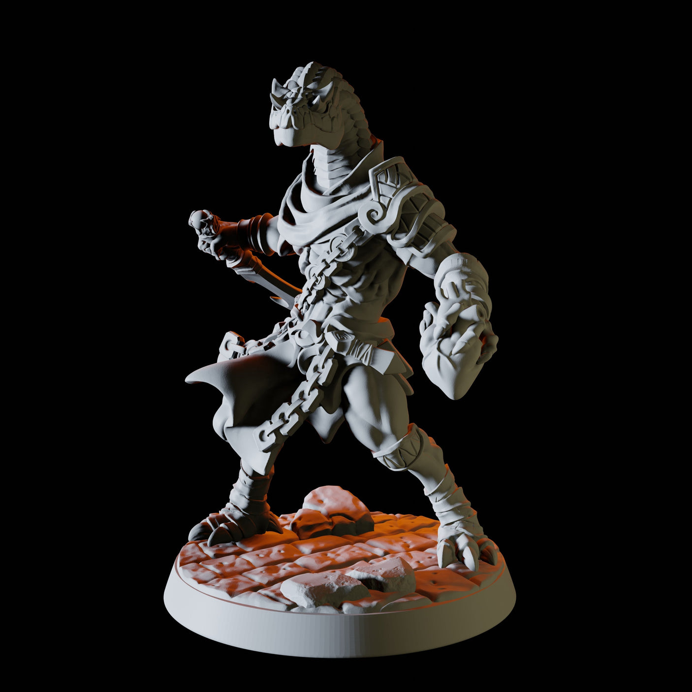 Yuan-ti Malison Bundle Miniature for Dungeons and Dragons, Pathfinder or other TTRPGs