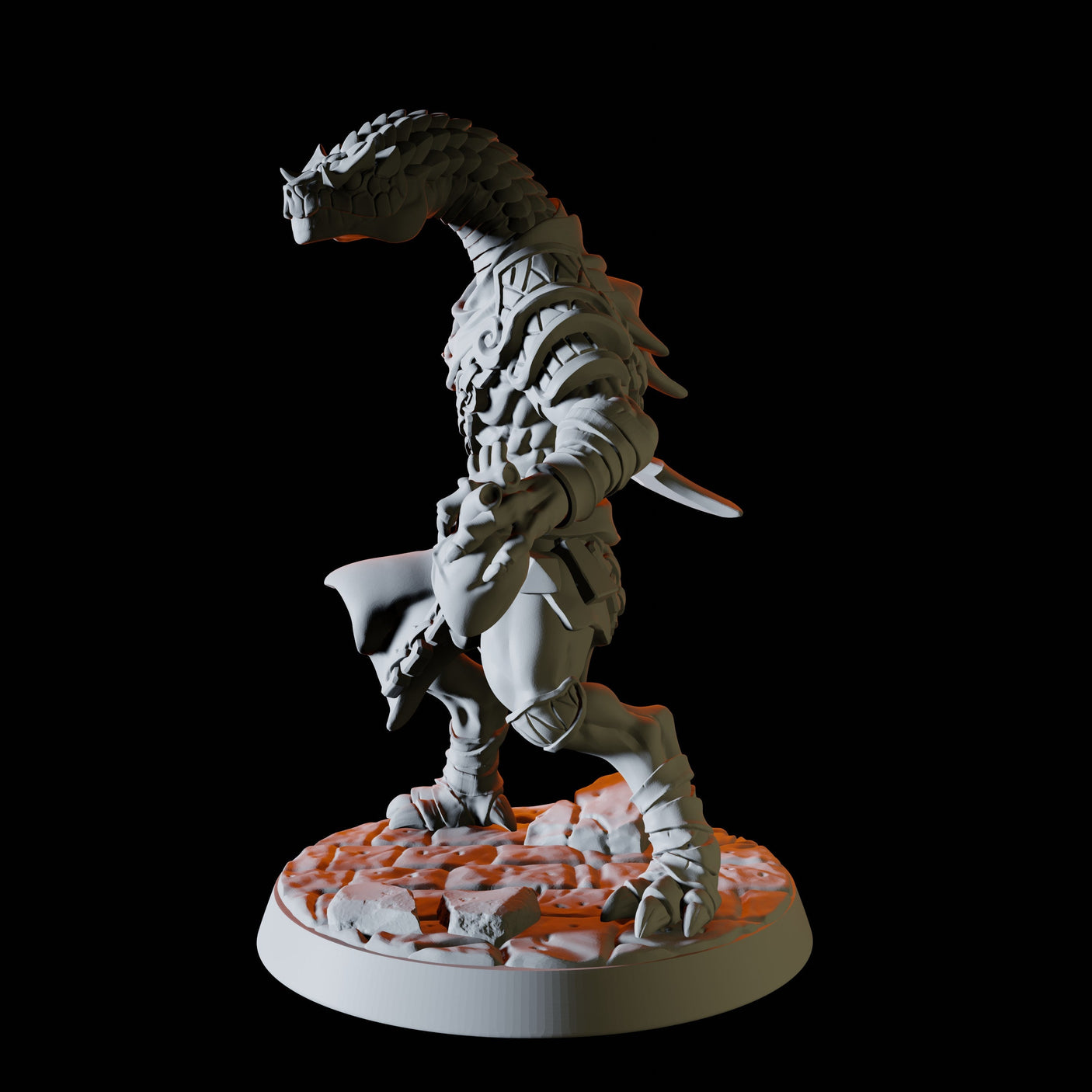Yuan-ti Malison C Miniature for Dungeons and Dragons, Pathfinder or other TTRPGs