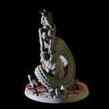 Yuan-ti Pin-up Miniature for Dungeons and Dragons, Pathfinder or other TTRPGs