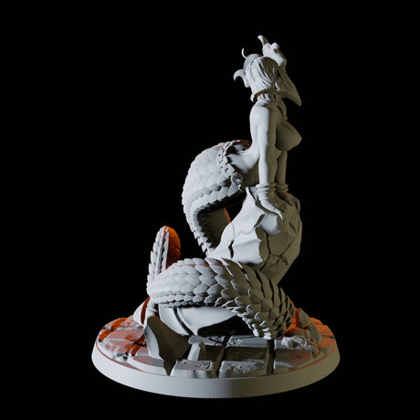 Yuan-ti Pin-up Miniature for Dungeons and Dragons, Pathfinder or other TTRPGs