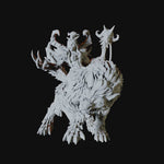 Orc Shaman on Worg Miniature for Dungeons and Dragons - Myth Forged