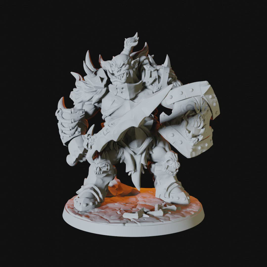 Frost Ogre Miniature for Dungeons and Dragons - Myth Forged