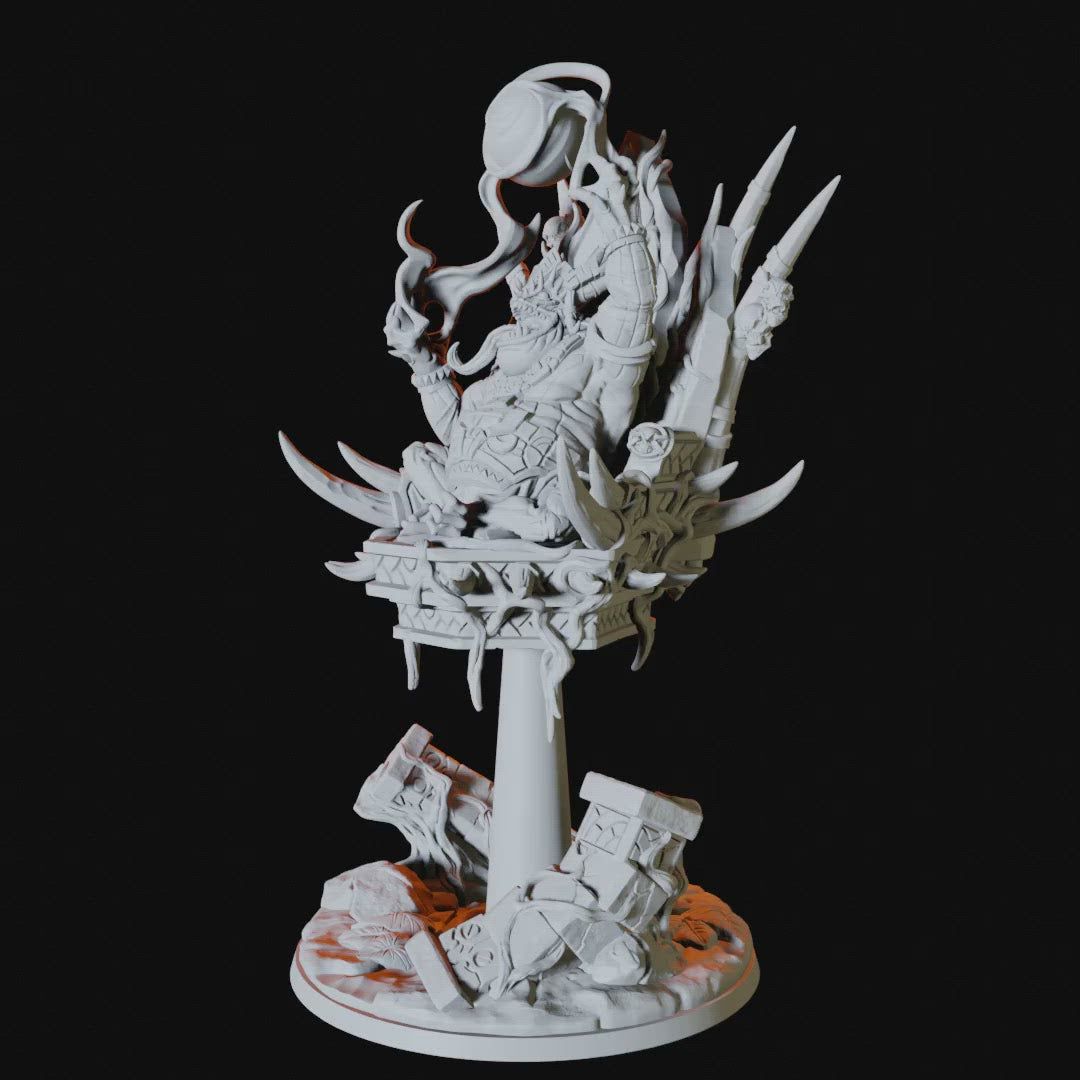 Bullywug King Miniature for Dungeons and Dragons - Myth Forged