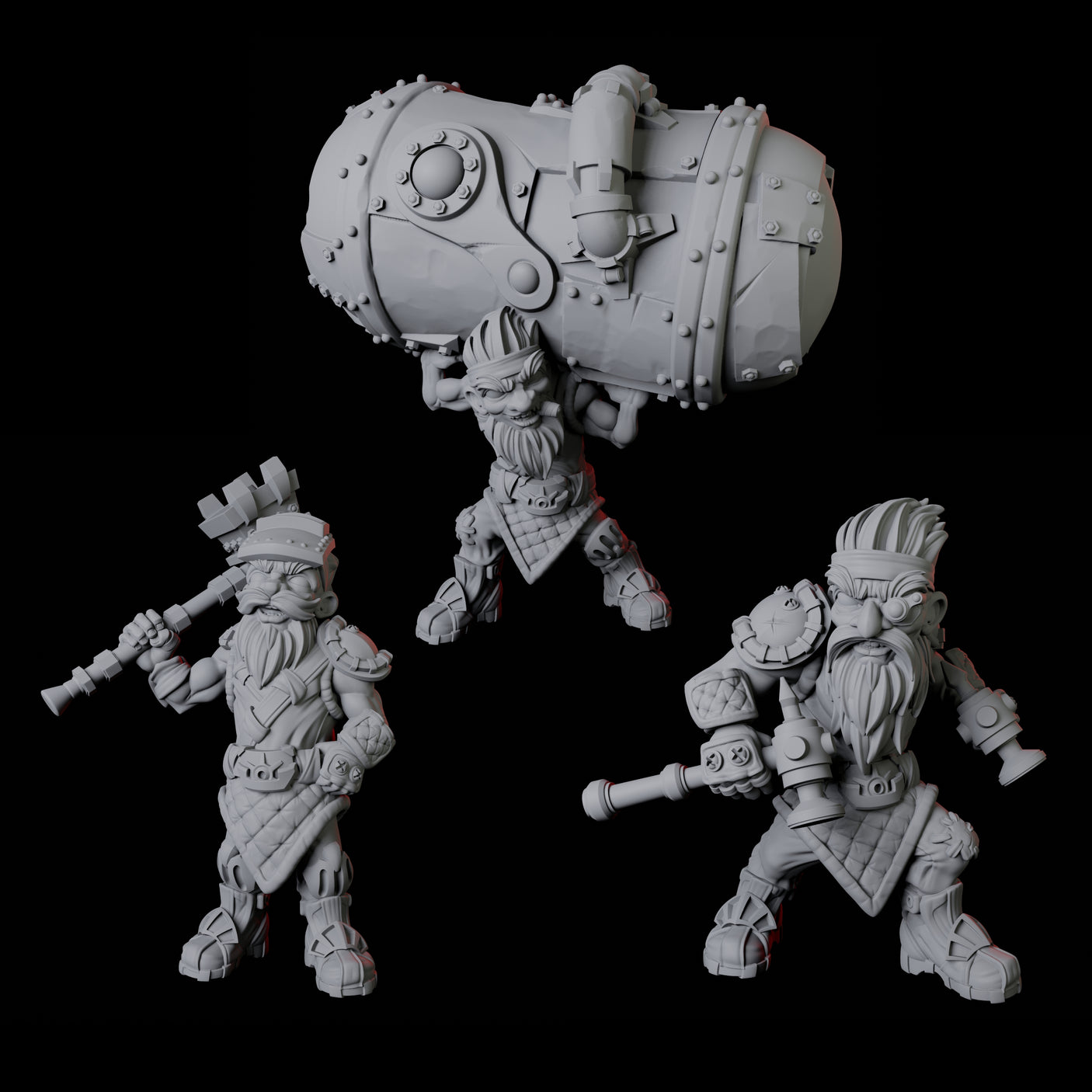 Three Gnome Artificers