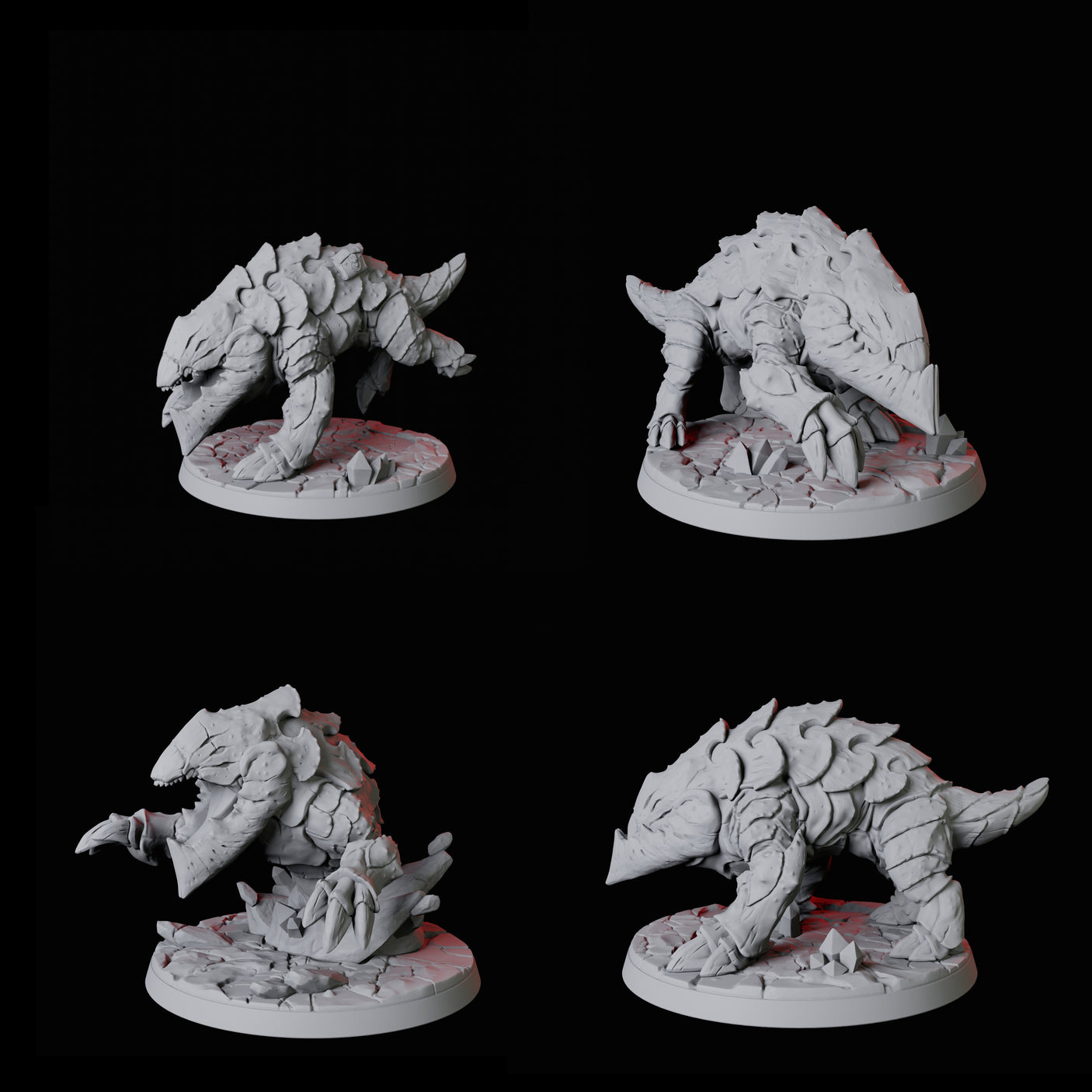 Four Burrowing Bulettes