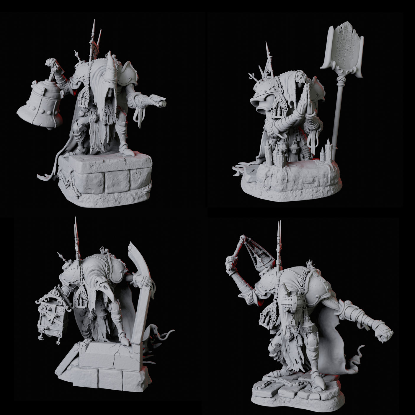 Four Undead Cultists