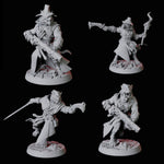 Four Werewolf Vampire Hunters