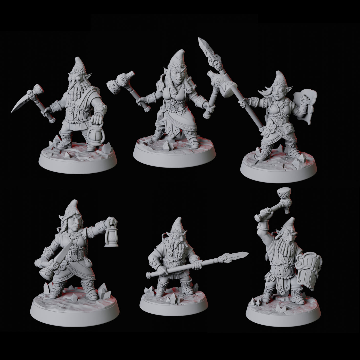 Gnome Miner Army