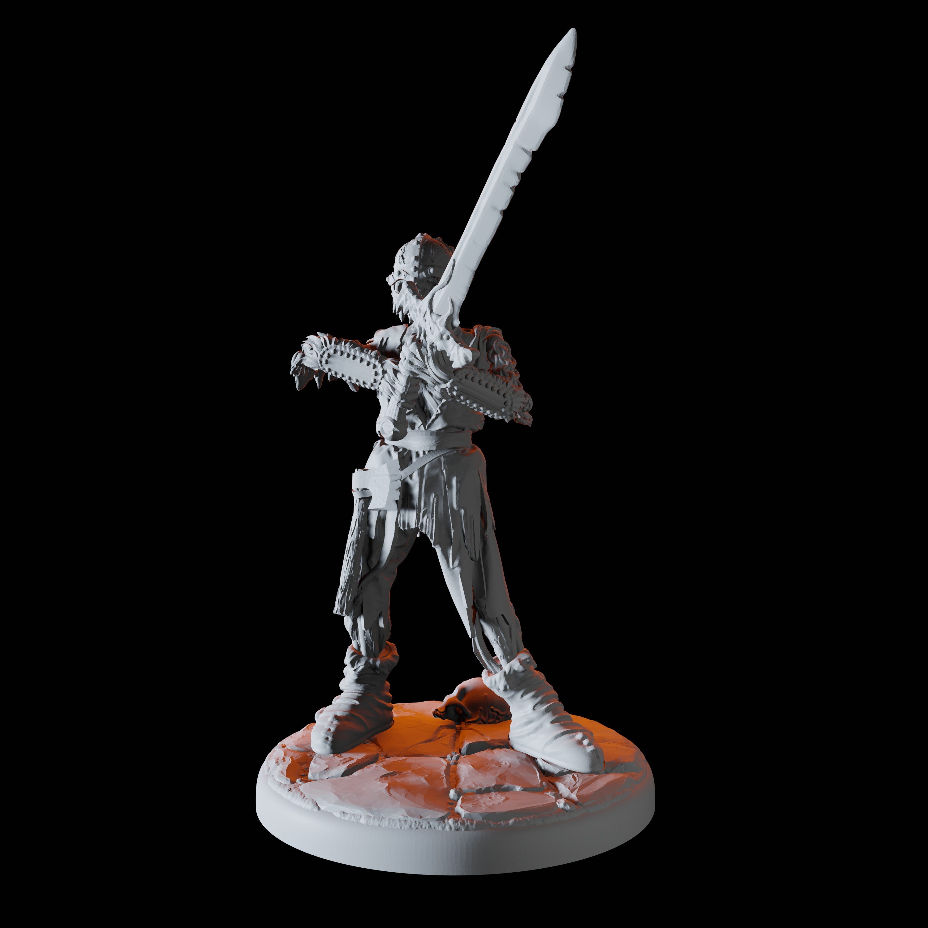 Skeleton Swordsman Miniature for Dungeons and Dragons - Myth Forged