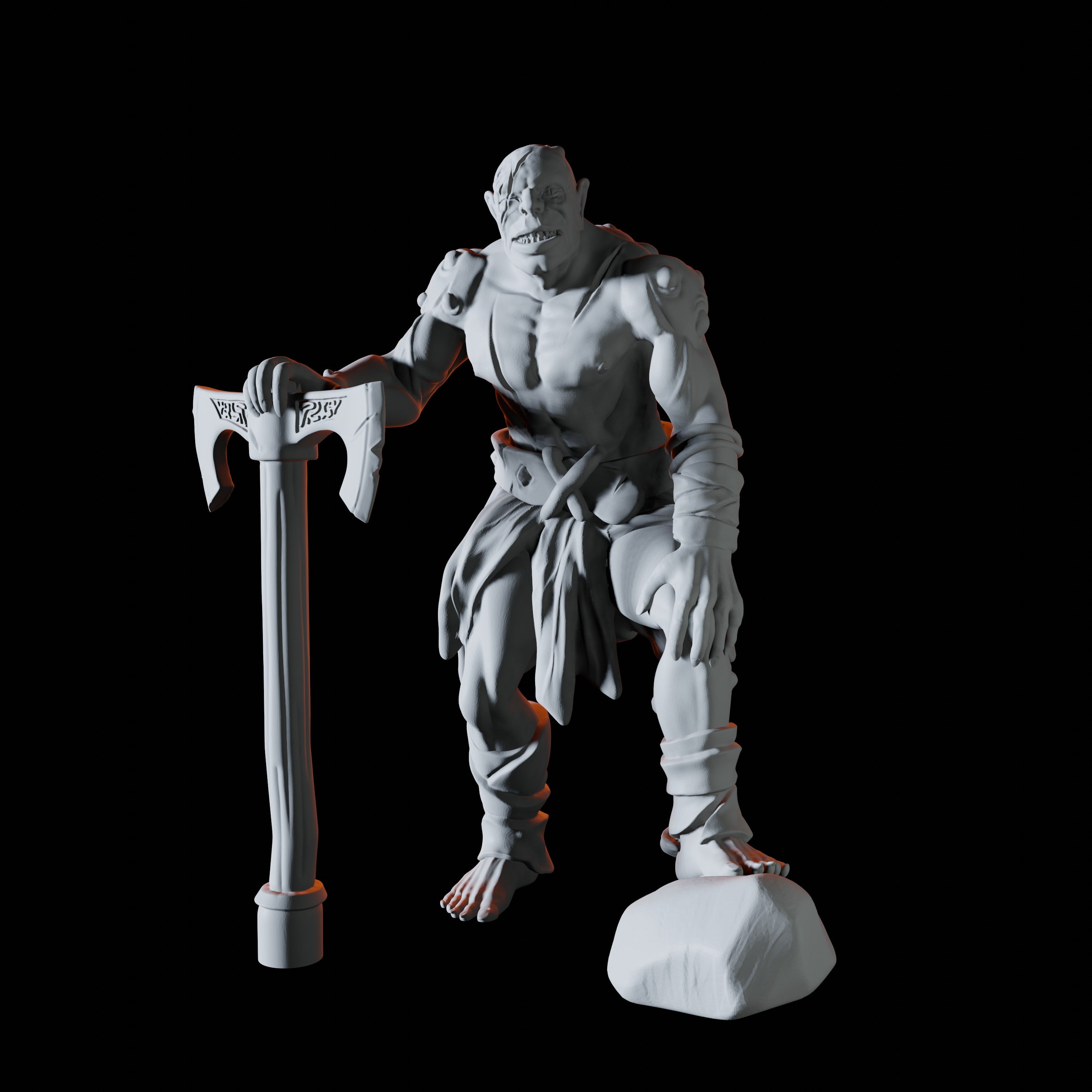 Fomorian Warrior B Miniature for Dungeons and Dragons - Myth Forged