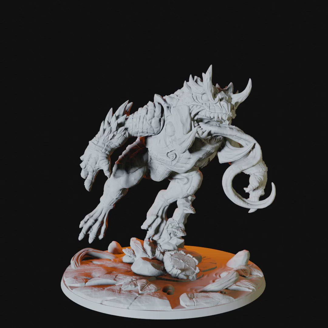 Froghemoth Miniature for Dungeons and Dragons - Myth Forged