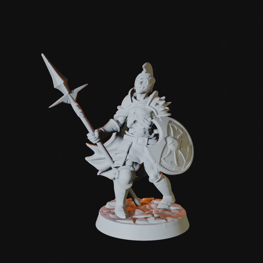 Two Undead Skeleton Warrior Miniatures for Dungeons and Dragons - Myth Forged