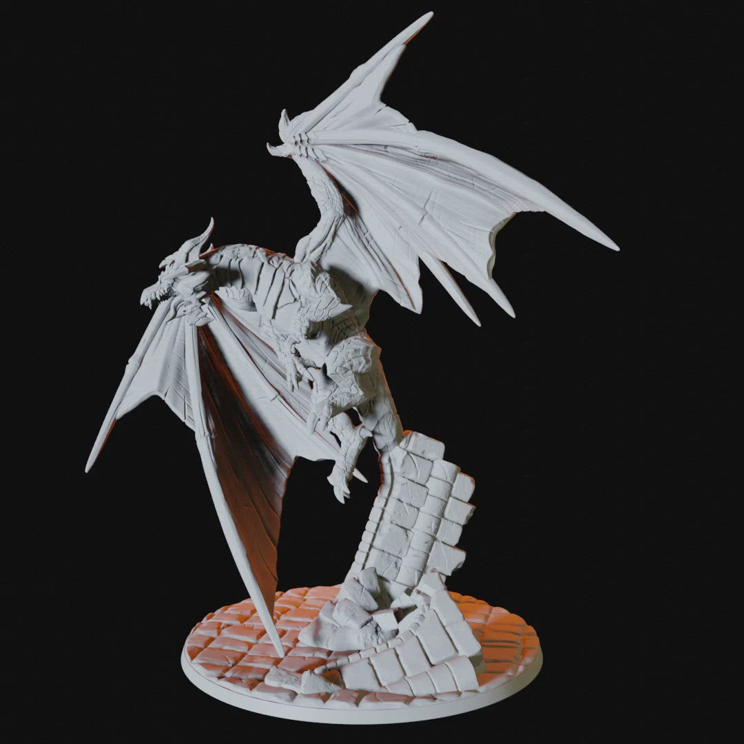 Chromatic Dragon Miniature for Dungeons and Dragons - Myth Forged