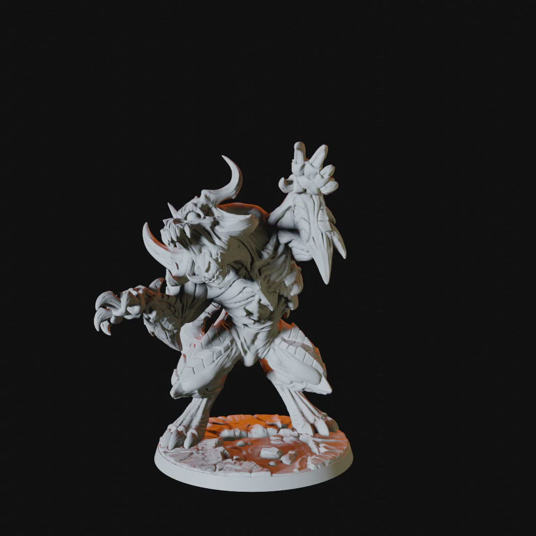 Glabrezu Miniature for Dungeons and Dragons - Myth Forged