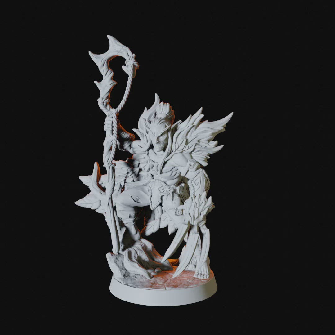 Elf Druid Miniature for Dungeons and Dragons - Myth Forged