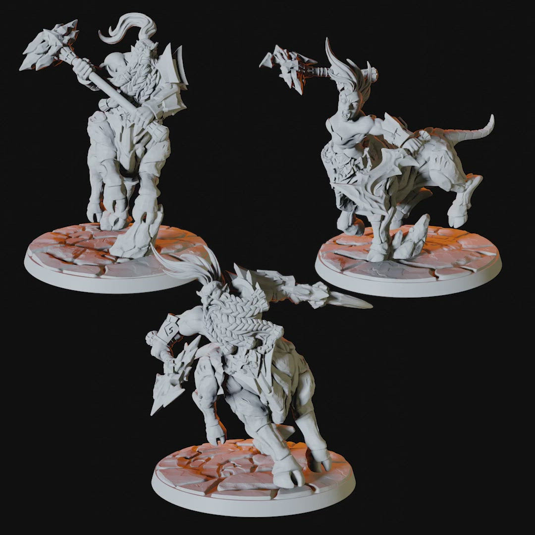 Three Armoured Centaurs