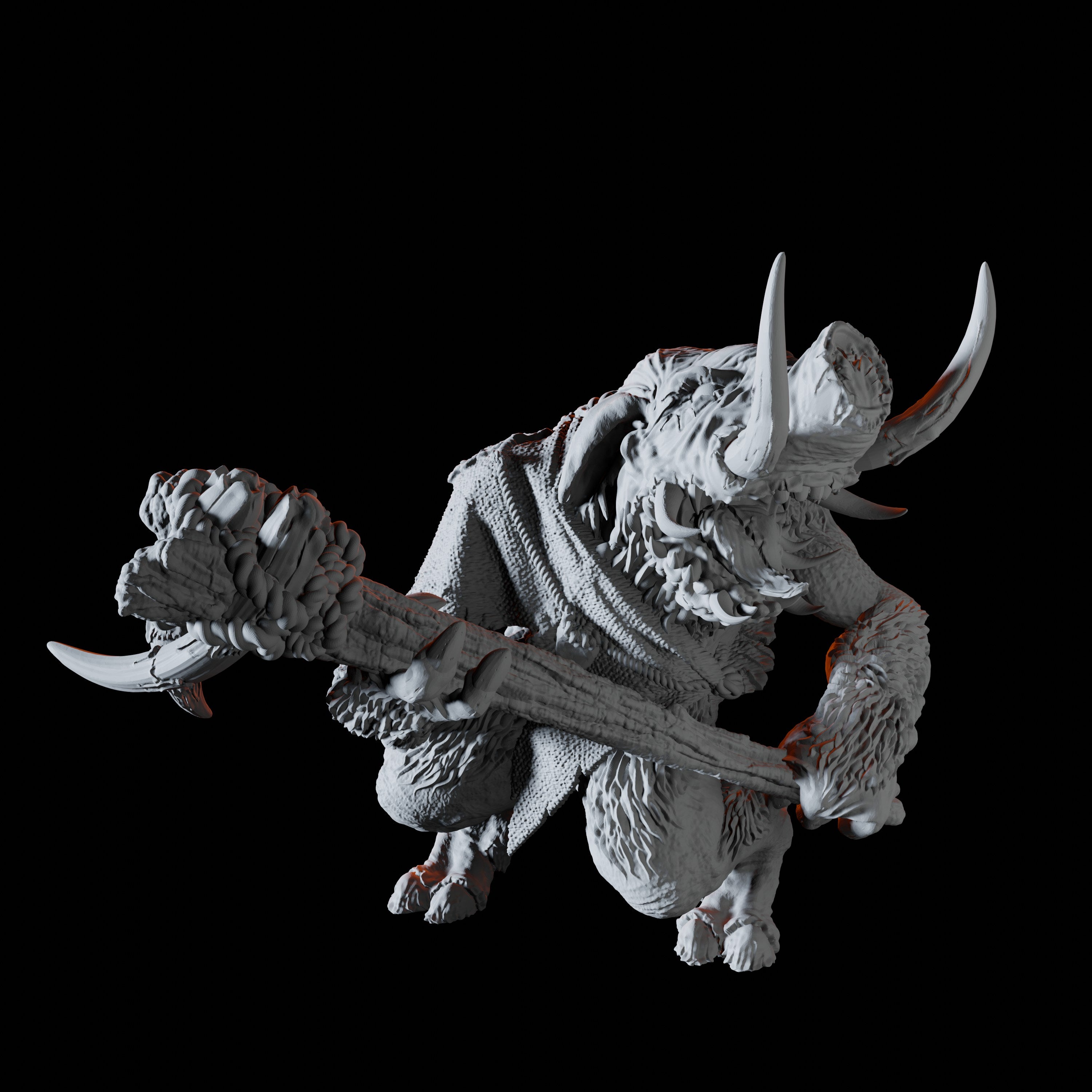Tundra Troll Miniature F for Dungeons and Dragons - Myth Forged