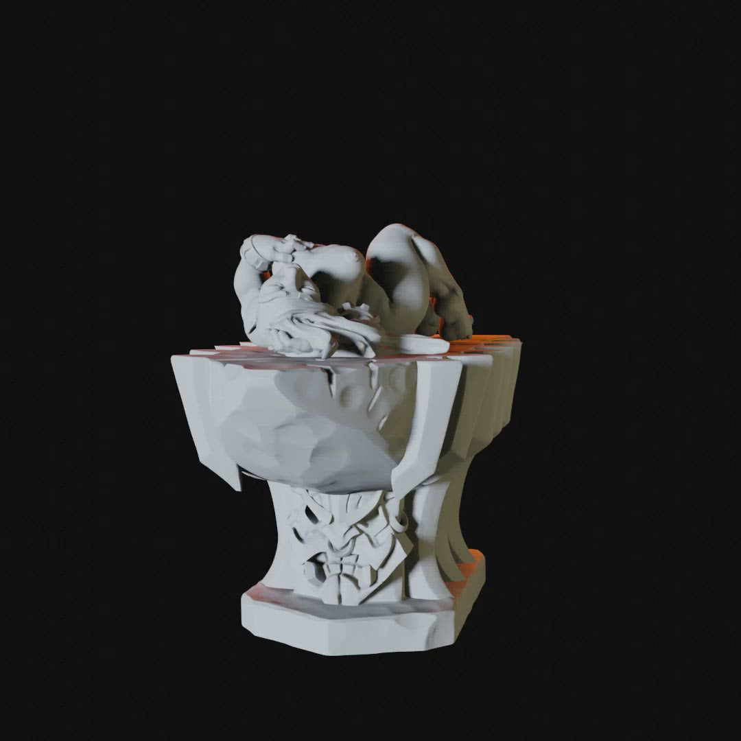 Dwarf on Altar Pin-up