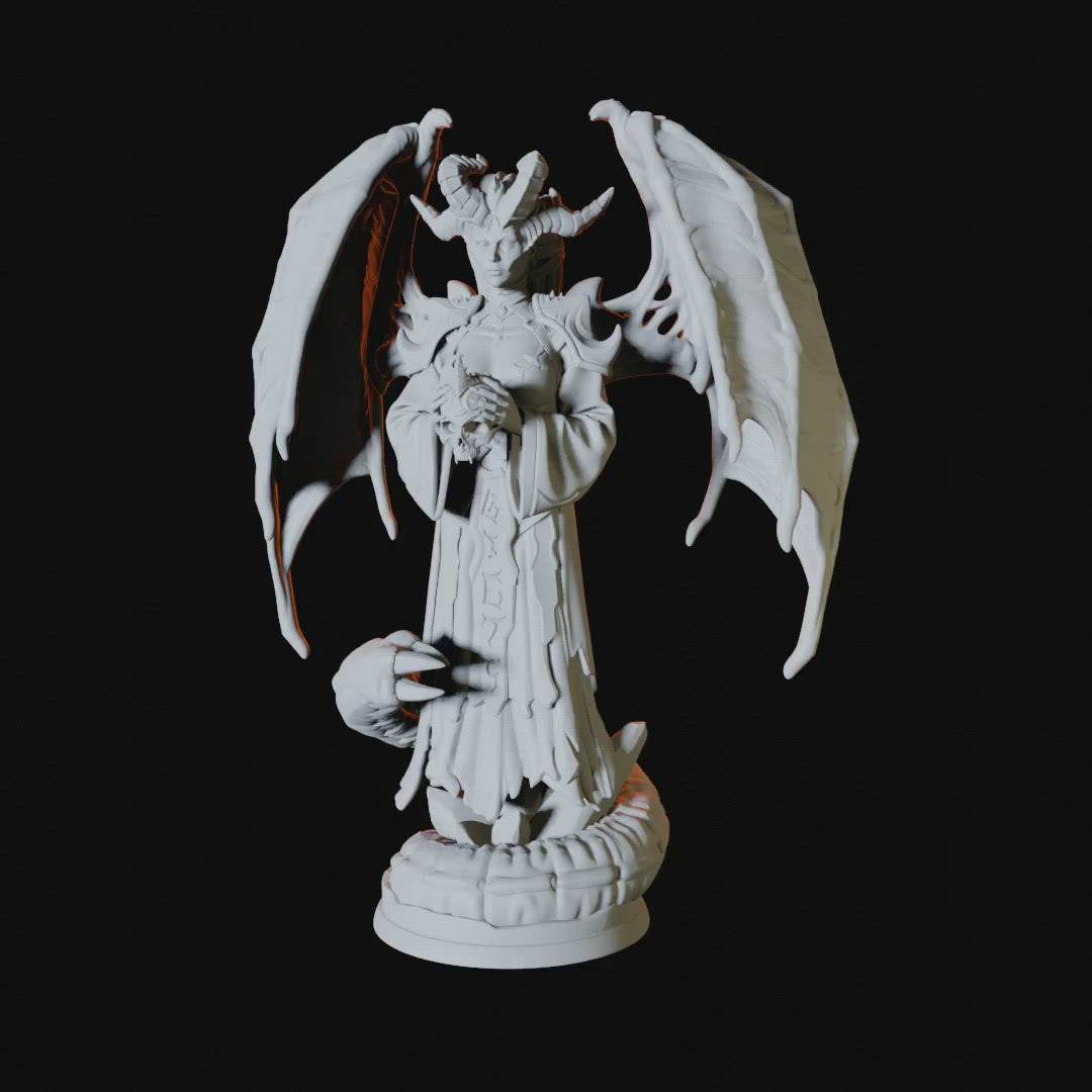 Raven Queen Miniature for Dungeons and Dragons - Myth Forged
