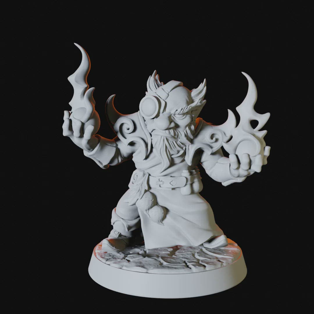 Gnome Artificer Miniature for Dungeons and Dragons - Myth Forged