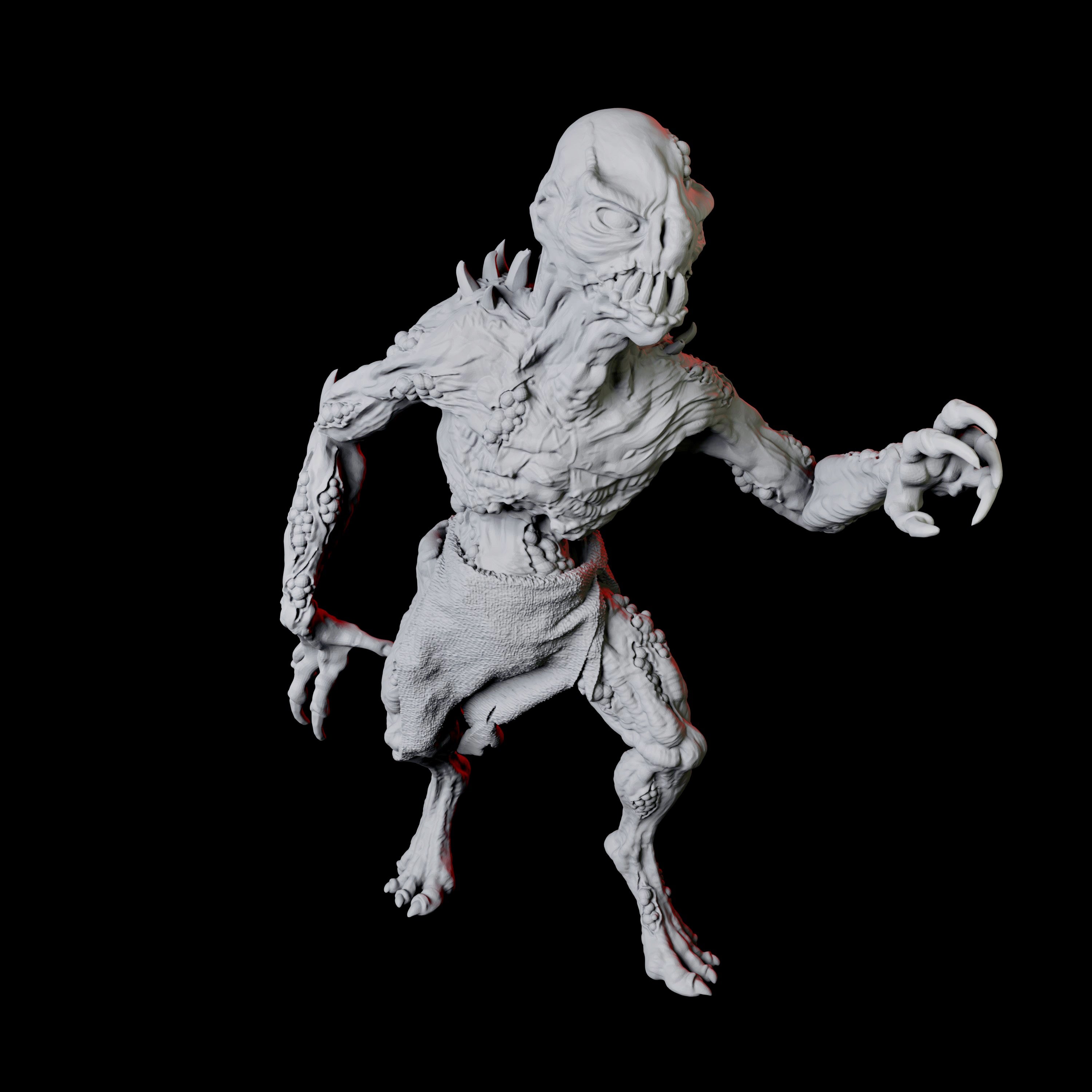 Ghoul Miniature I for Dungeons and Dragons - Myth Forged