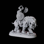 Threatening Barbarian Warrior on Worg