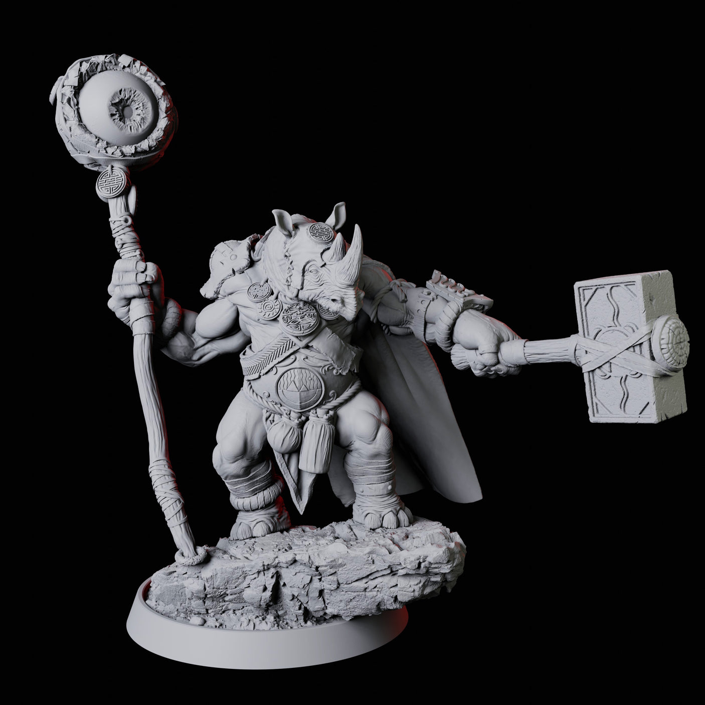 Rhino Folk Druid