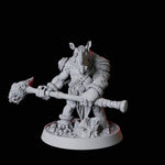 Rhino Folk Hammer Axe Wielder