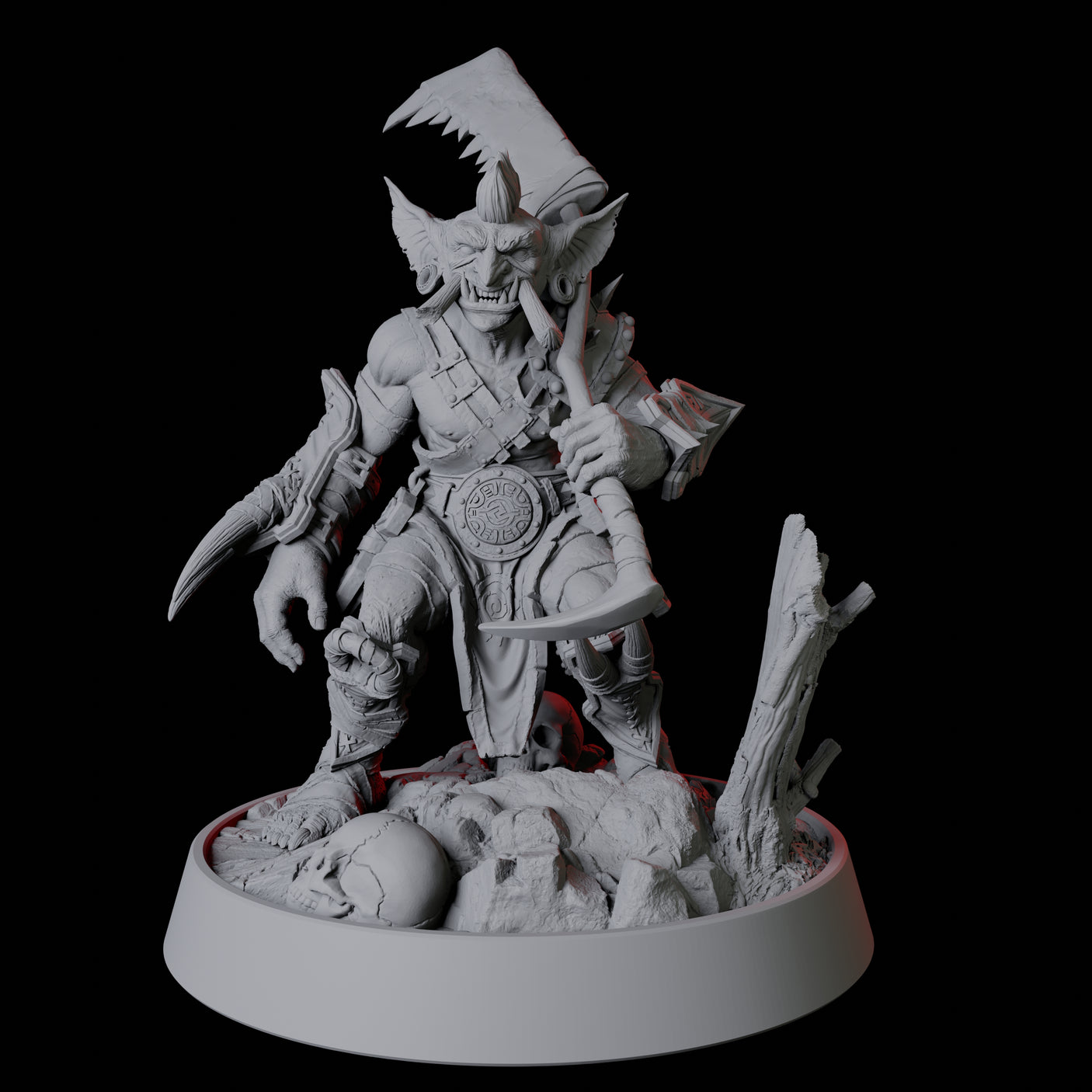 Confident Goblin Fighter