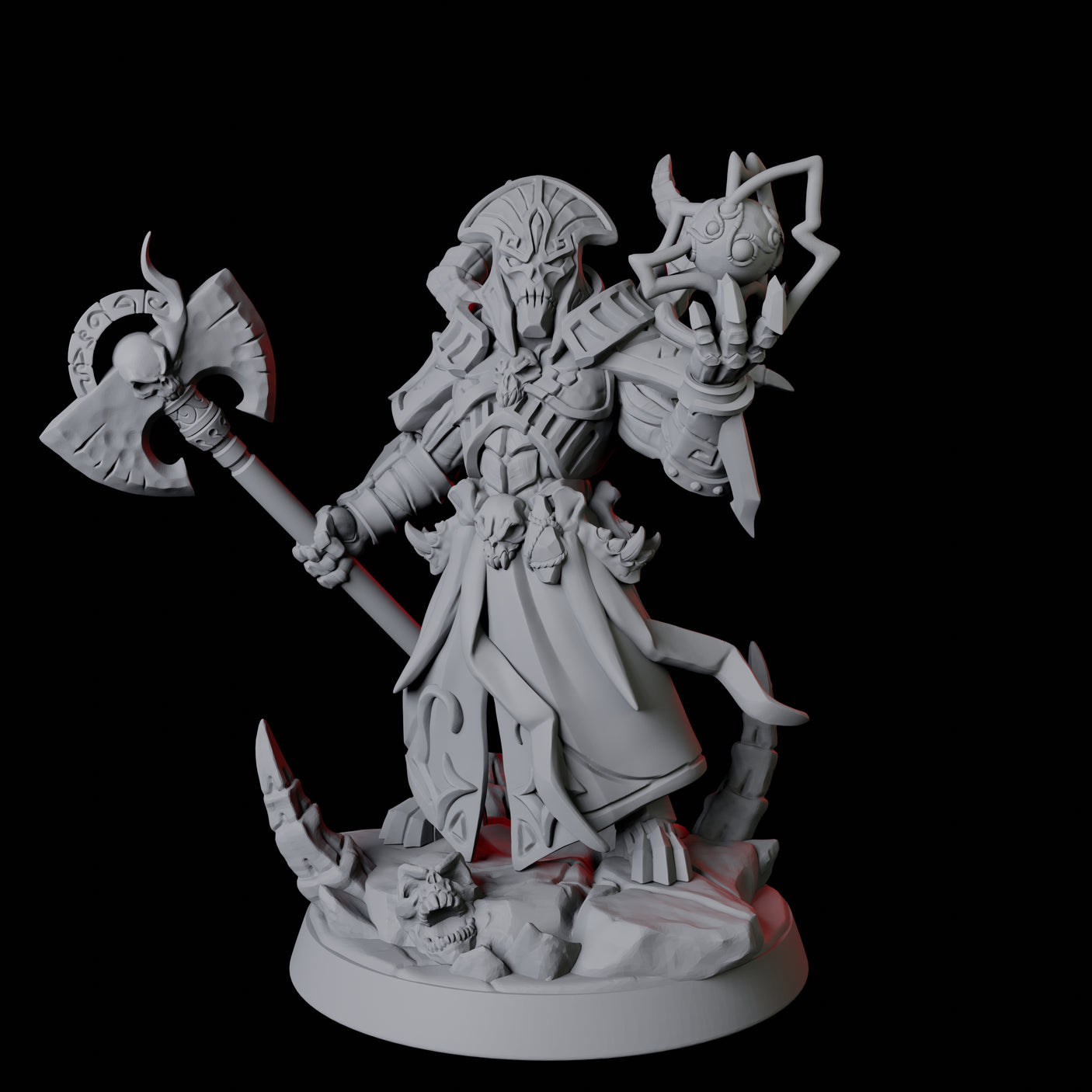 Powerful Warforged Warlock