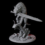 Ferocious Sword-Wielding Werewolf