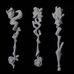 Three Wizard Staffs